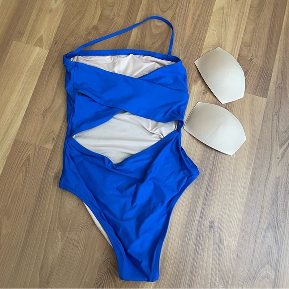 Jcrew crossback bandeau one piece swimsuit 8 - Picture 2 of 4